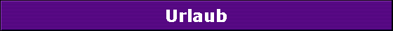 Urlaub